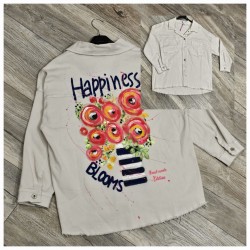 Jacke Happyness hellbeige